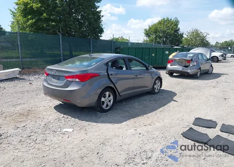 2013 Hyundai Elantra Gls from USA, damaged, VIN 5NPDH4AE7DH263204